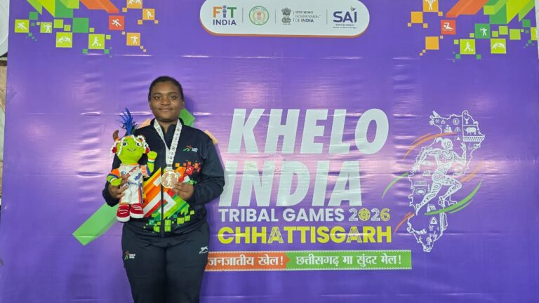 खेलो इंडिया ट्राइबल गेम्स में कर्नाटक की मनीषा जोंस सिद्दी ने जीता गोल्ड