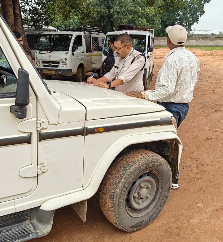 सुरक्षित परिवहन सुनिश्चित करने चलाया जा रहा सघन जांच अभियान