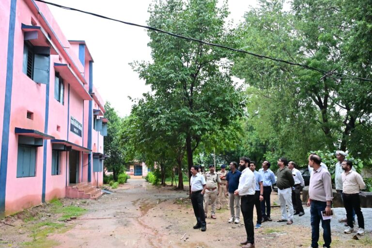 जिले में स्वास्थ्य अधोसंरचना को मिल रही गति कलेक्टर श्री व्यास ने चराईडांड, बेमताटोली, गिनाबहार का दौरा कर निर्माण कार्यों की प्रगति का लिया जायजा