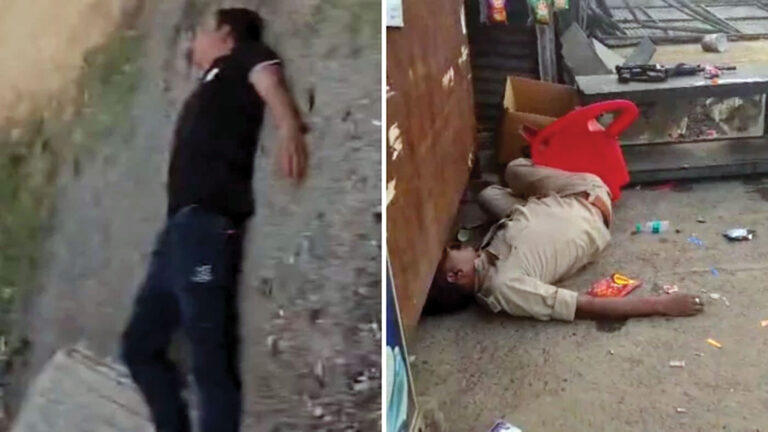 अंबिकापुर में नशे में धुत मिले दो पुलिसकर्मी, लावारिस पड़ी मिली इंसास राइफल
