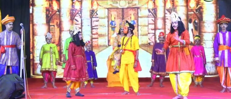 दूसरे दिवस पर नारद मोह, मुनिआगमन और ताड़िका वध की लीला का हुआ मंचन
